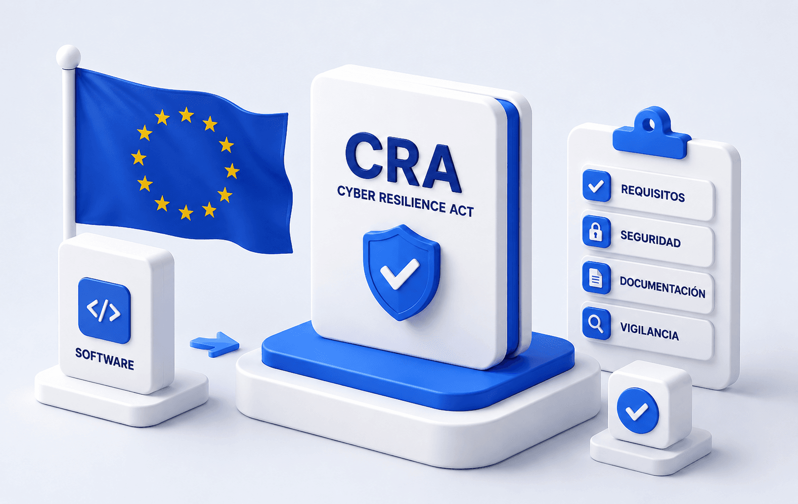 Equipo de software revisando requisitos de ciberseguridad del Cyber Resilience Act para vender productos digitales en Europa