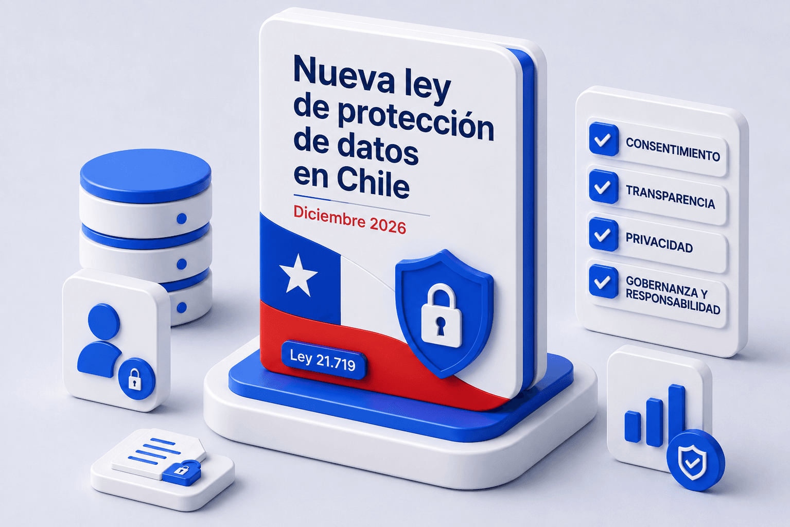 Empresa de software preparando controles, evidencia y trazabilidad para cumplir la Ley 21.719 de protección de datos en Chile